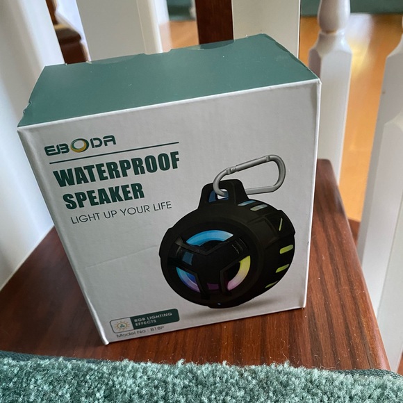 EBODA Bluetooth Speaker Waterproof Portable HD Sound Wireless Stereo LED Light - Picture 9 of 11